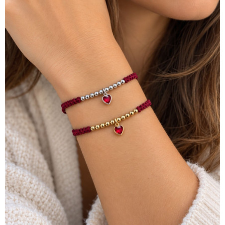 PULSERA SAN VALENTIN DE PLATA