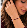 PULSERA GRANATE CON PERLA