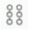 PENDIENTES LARGOS DE ORO BLANCO