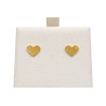 PENDIENTES CORAZON EN ORO DE LEY 18 KILATES