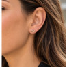 PENDIENTES INFINITO DE ORO 18 KILATES