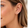 PENDIENTES PERLAS TREPADORAS DE ORO