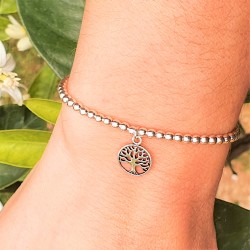 PULSERA ARBOL DE LA VIDA DE PLATA