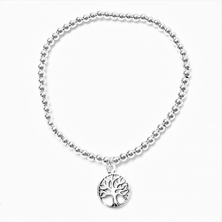 PULSERA ARBOL DE LA VIDA DE PLATA